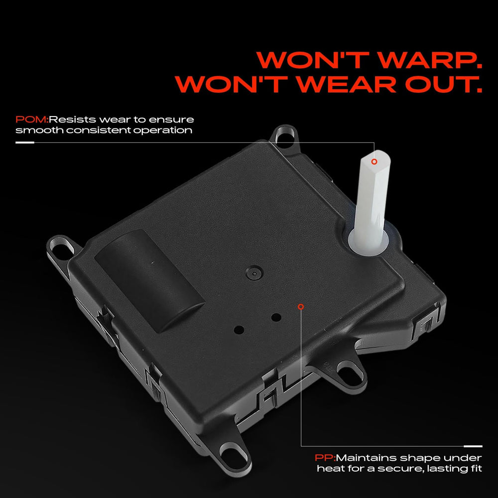 A-Premium actuator installed in dash restoring proper airflow control
