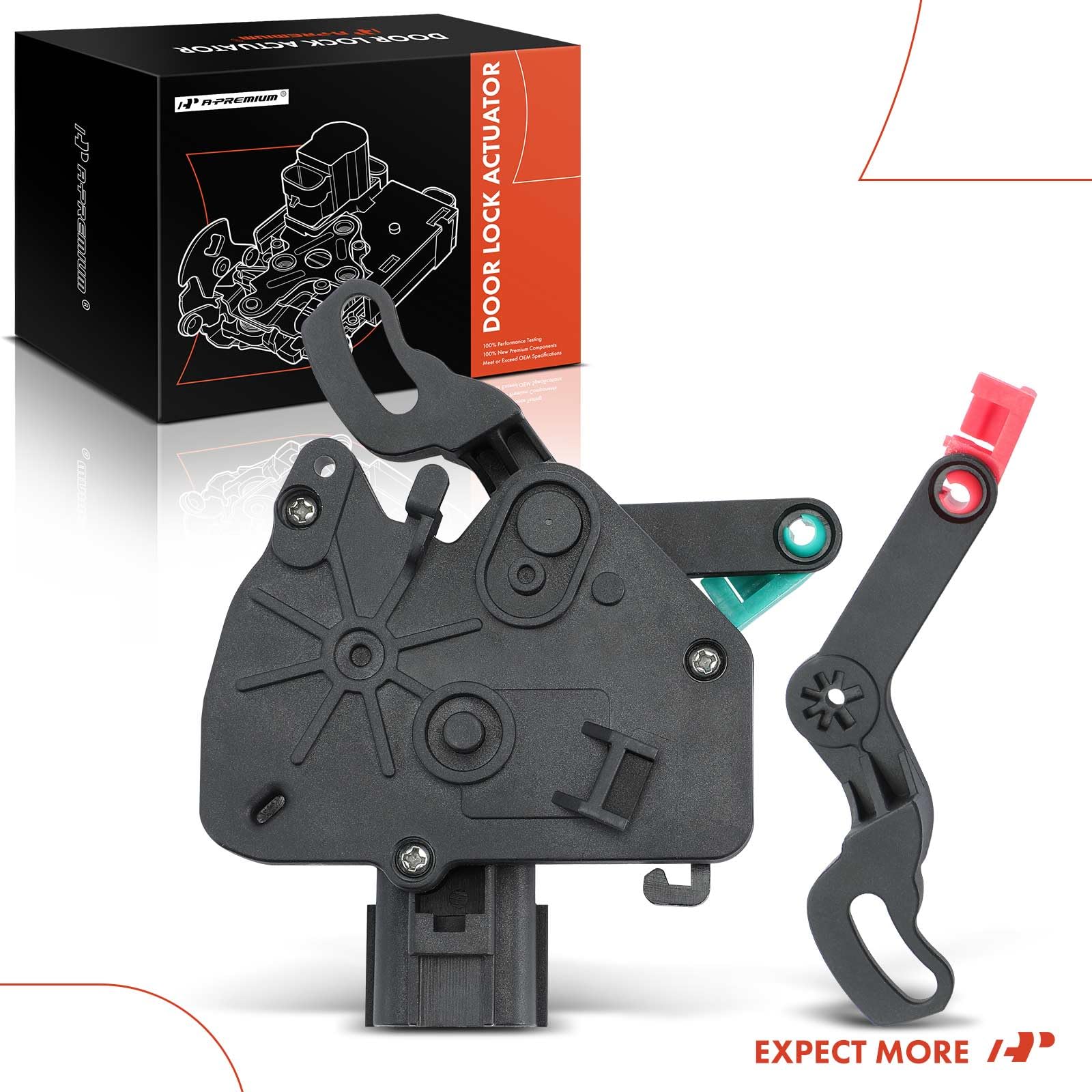 A-Premium actuator packaged with warranty card showing included guarantee benefit
