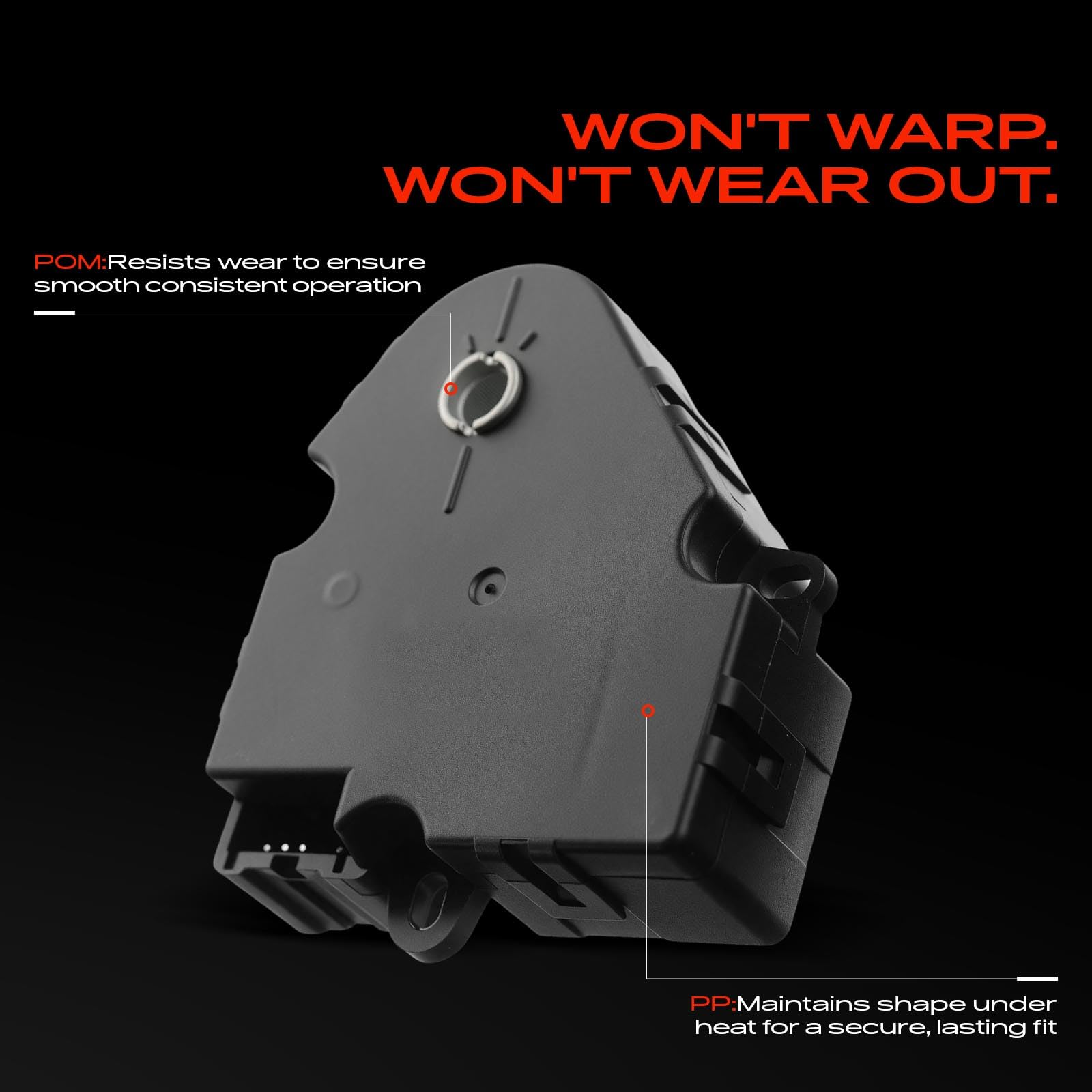 A-Premium actuator side profile illustrating compact design benefit