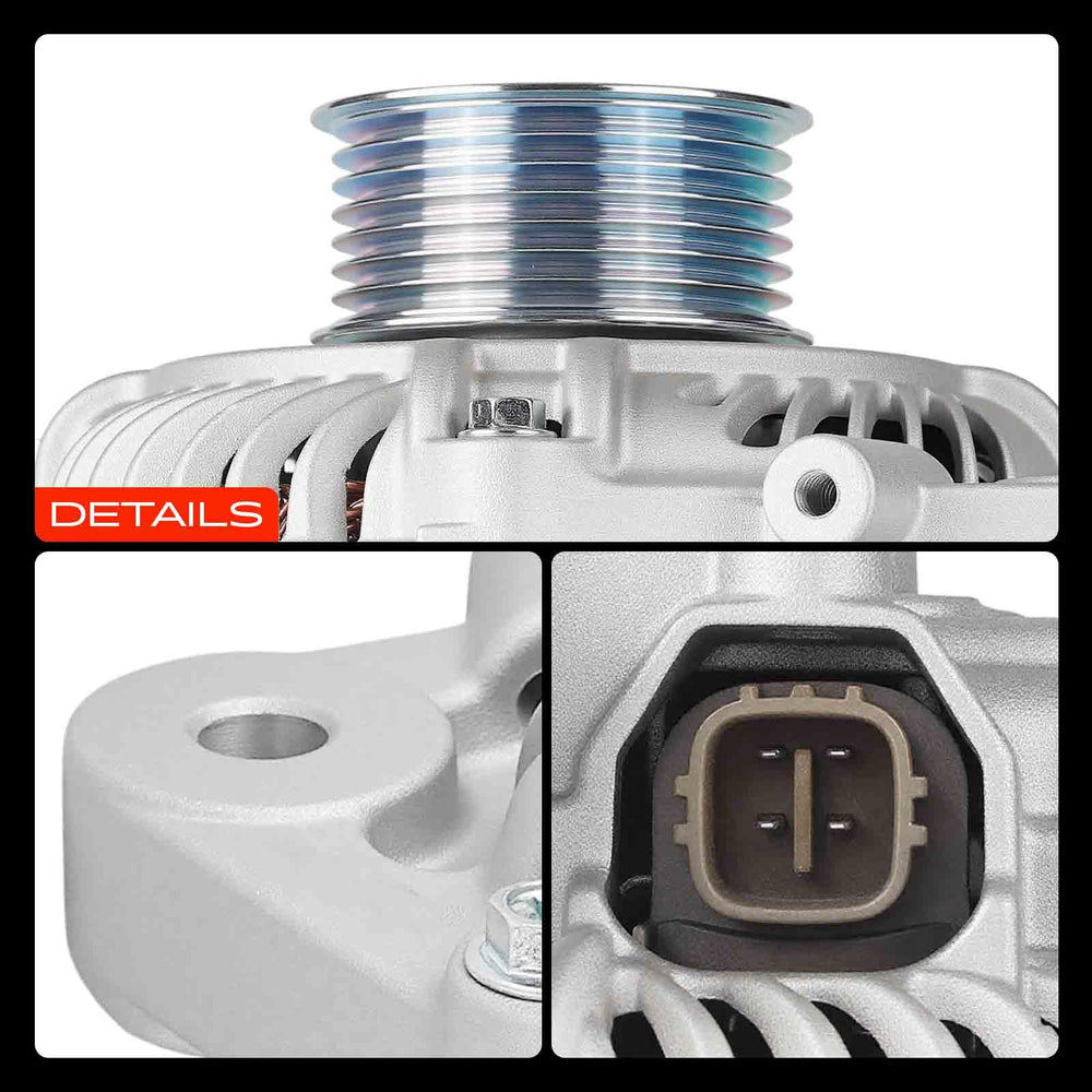 A-Premium alternator boxed with hardware for complete replacement kit