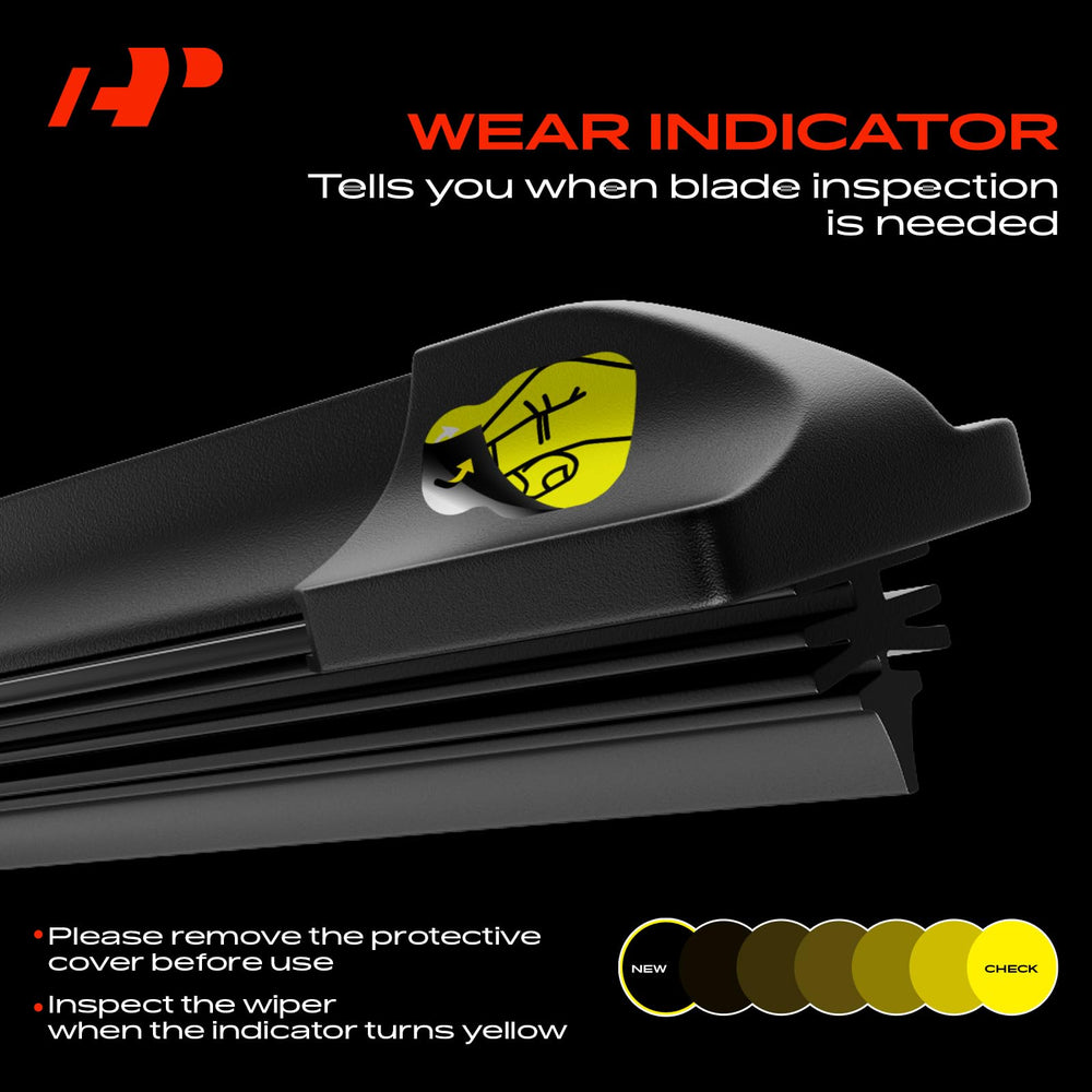 A-Premium connector attached to wiper arm for tool-free fit