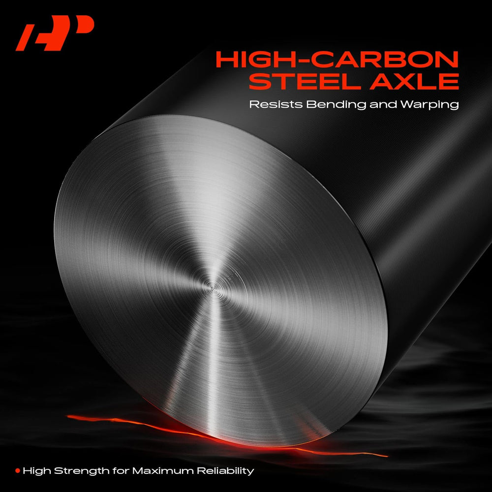 A-Premium axle installed in vehicle illustrating correct passenger-side fitment