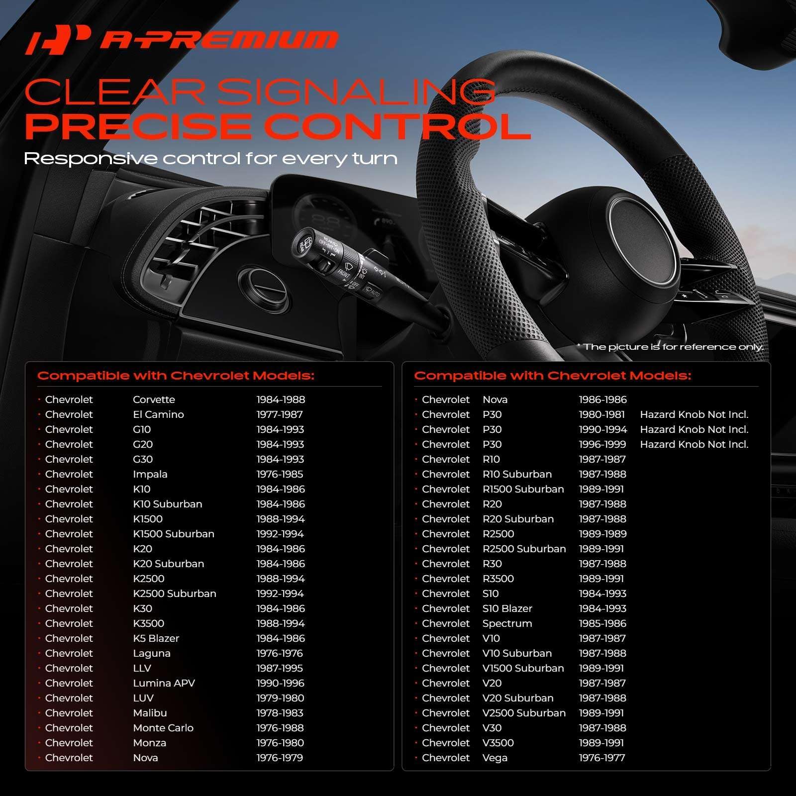 A-Premium back connector and 10-pin terminals visible for straightforward OEM wiring match