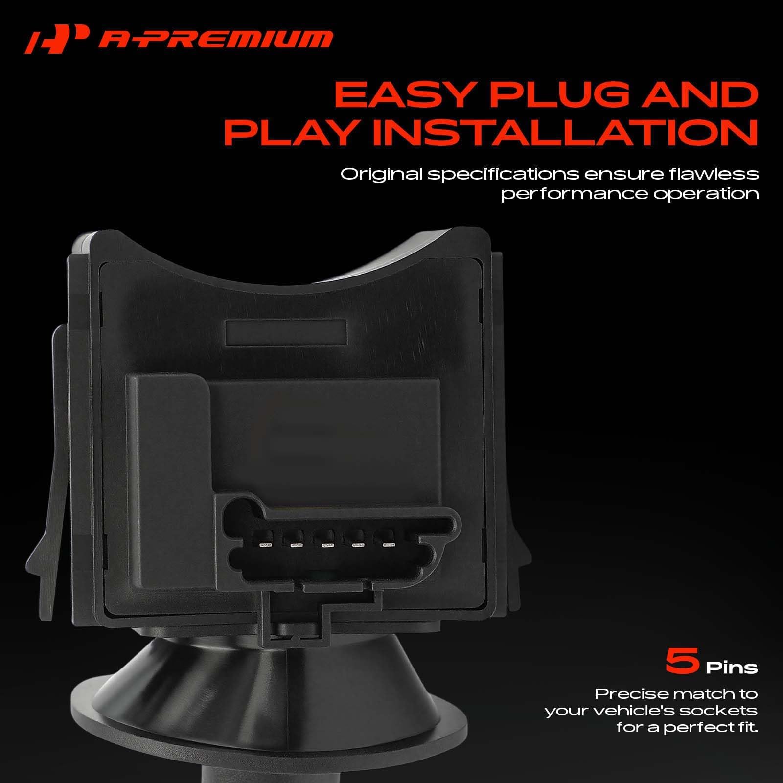 A-Premium backside connector showing correct pin layout for fast wiring