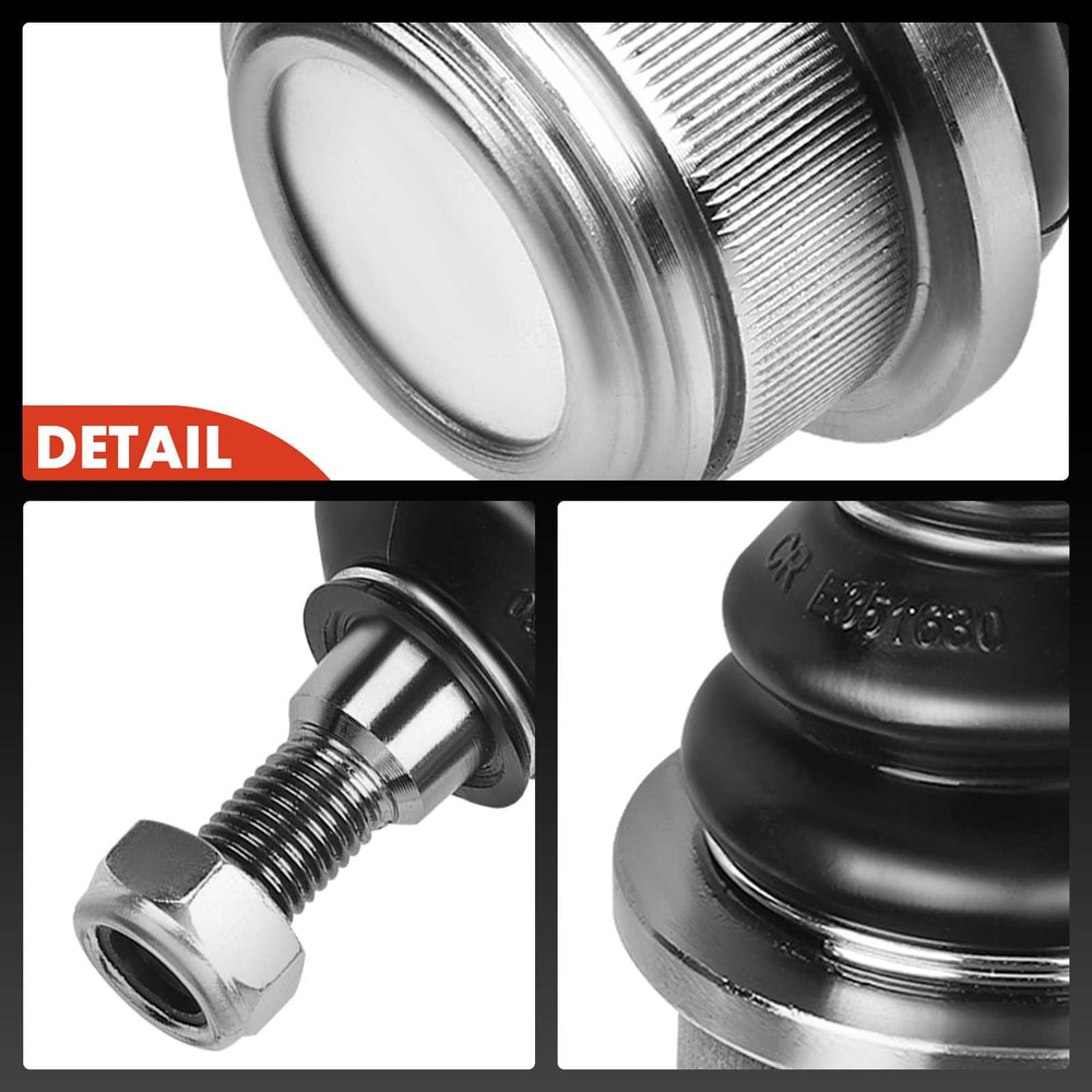 A-Premium ball joint in vehicle suspension illustrating improved handling benefit