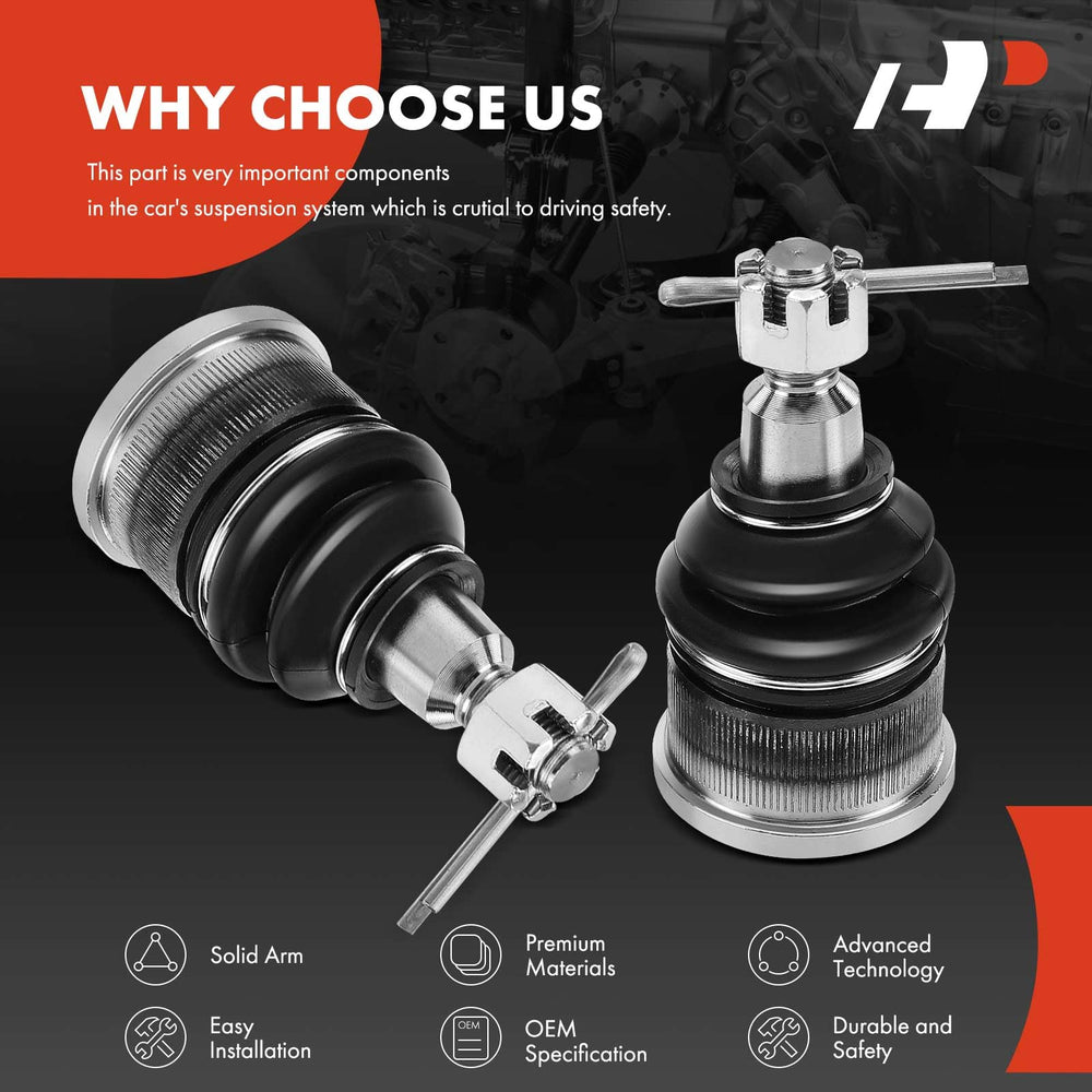 A-Premium ball joint next to ruler showing precise OEM-matching size