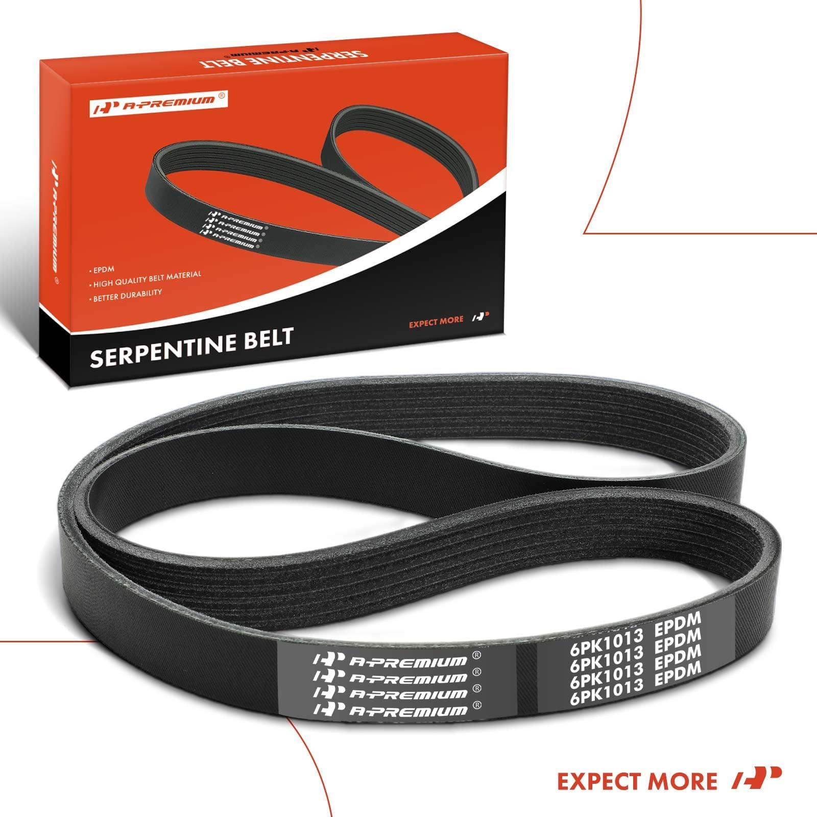 A-Premium belt in garage setting demonstrating straightforward replacement