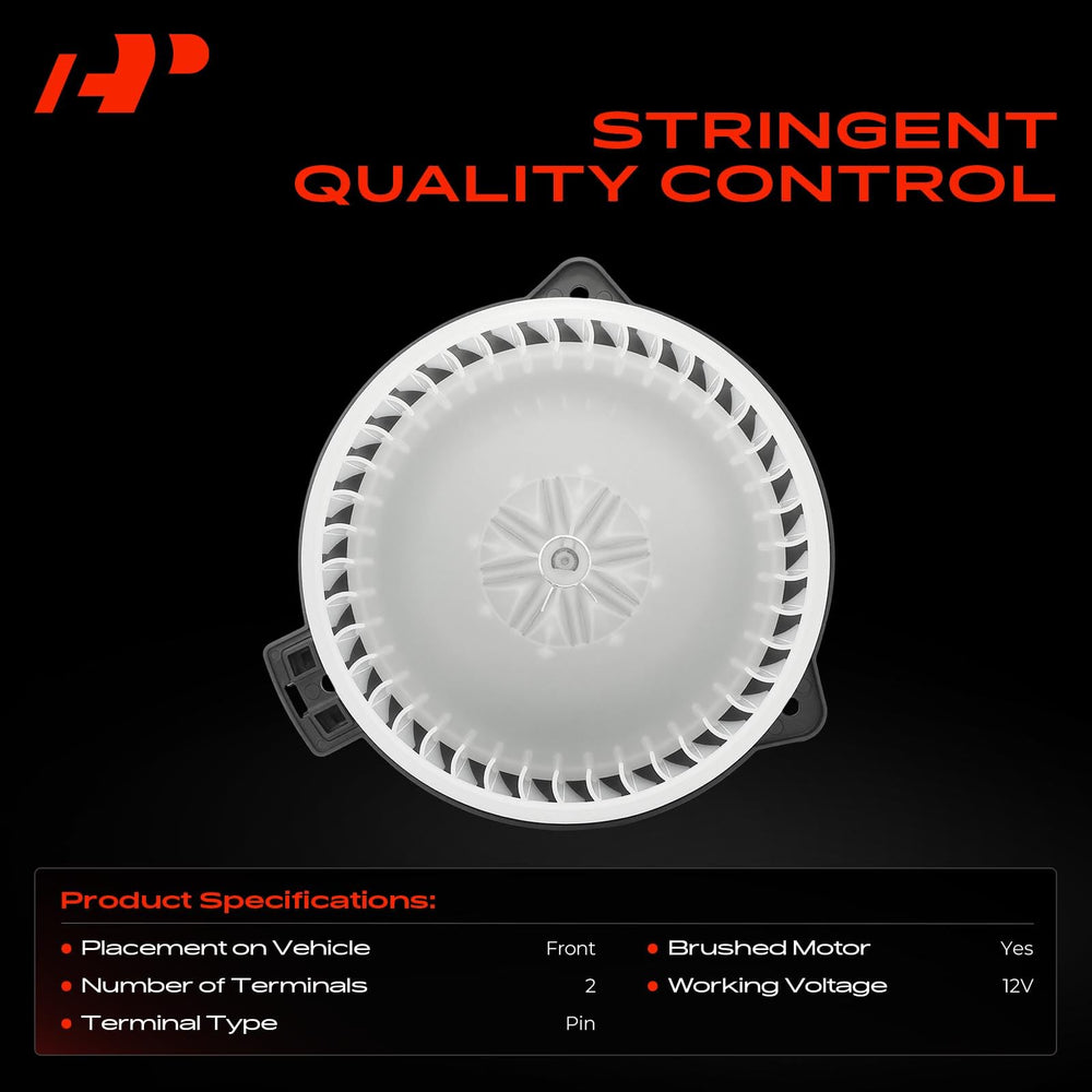 A-Premium blower motor close-up windings highlighting durable construction benefit