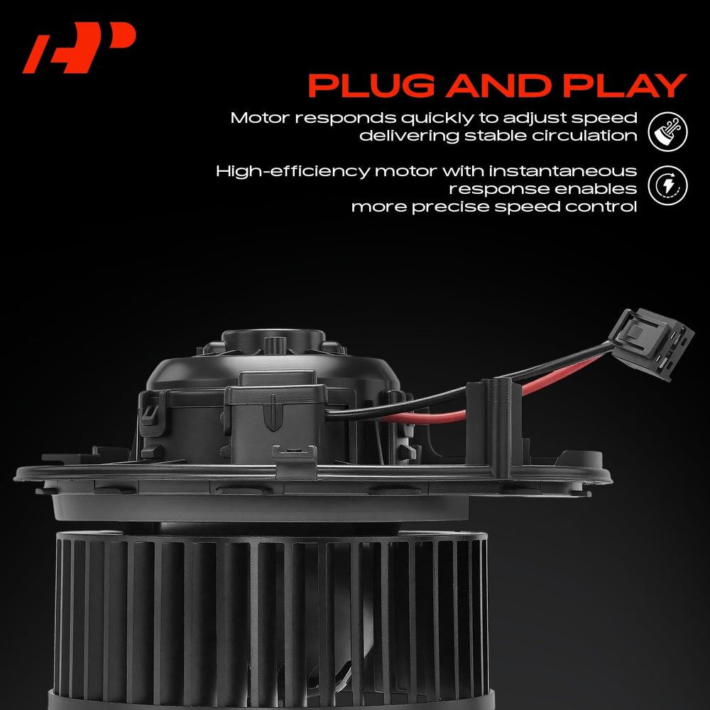 A-Premium impeller detail highlighting balanced fins for quieter airflow