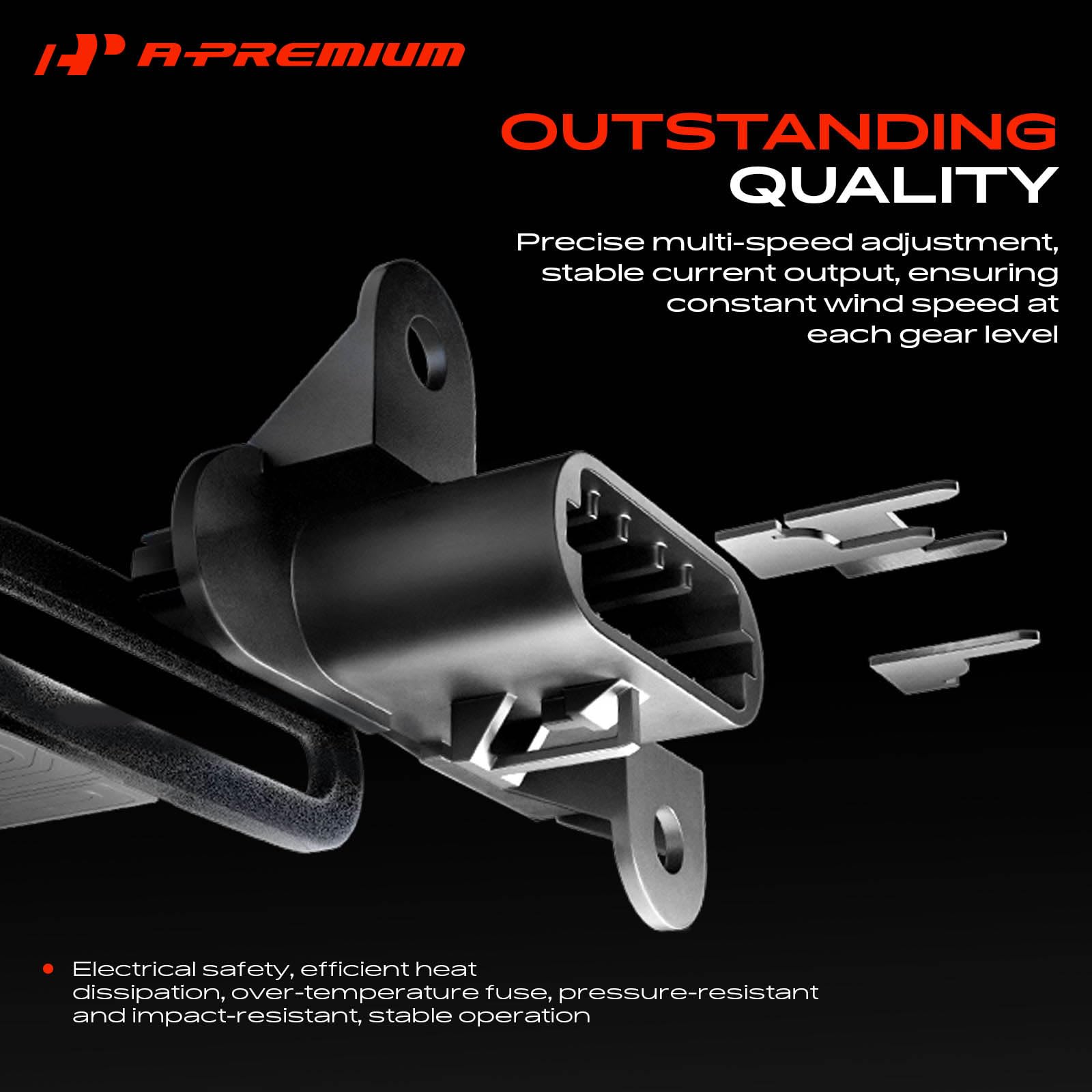 A-Premium installed under dash of Tacoma demonstrating restored airflow benefit