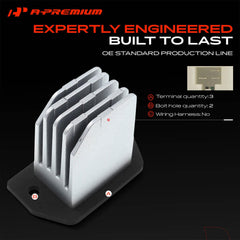 A-Premium detail of two mounting holes for stable, vibration-resistant installation