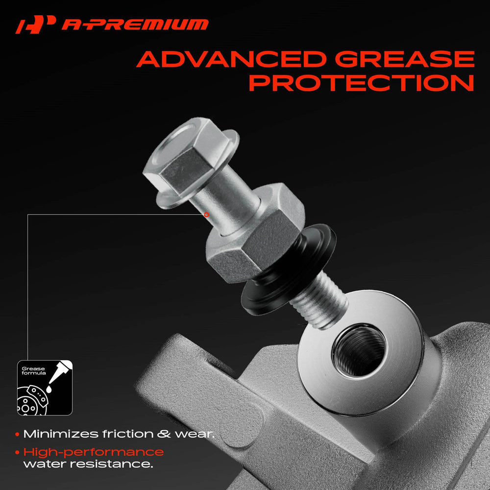 A-Premium caliper anti-rust coating detail protecting against corrosion