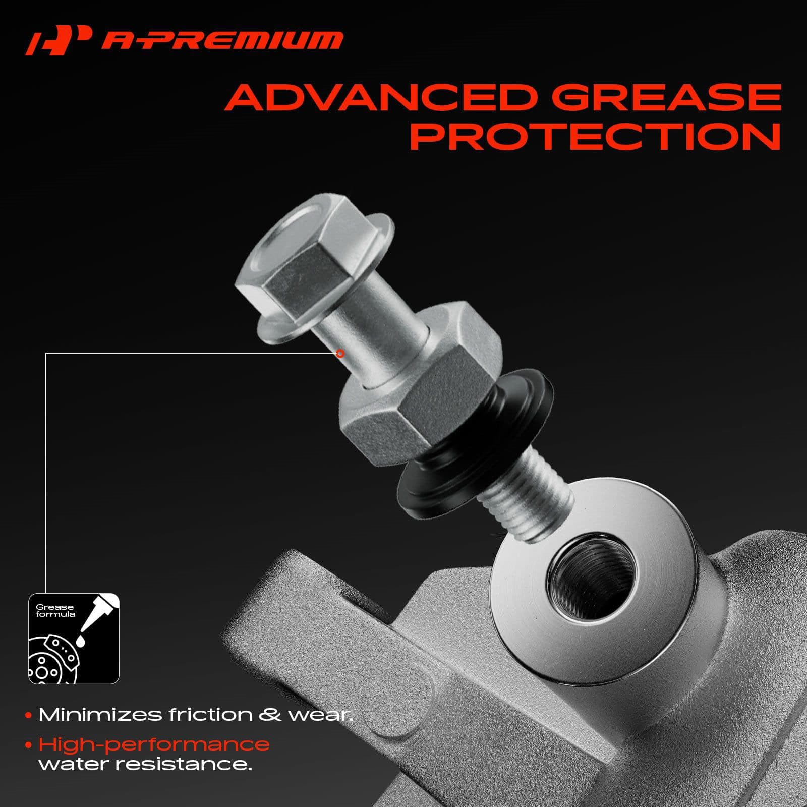 A-Premium caliper anti-rust coating detail protecting metal surfaces from corrosion