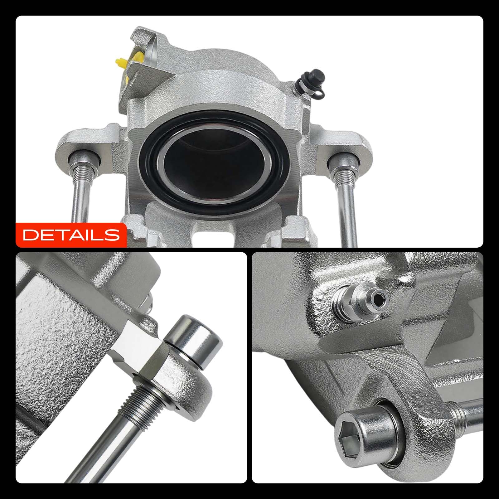 A-Premium caliper packaged with label showing reference numbers for correct match