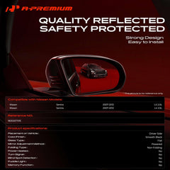 A-Premium close-up of flat glass detail improving clear rear visibility