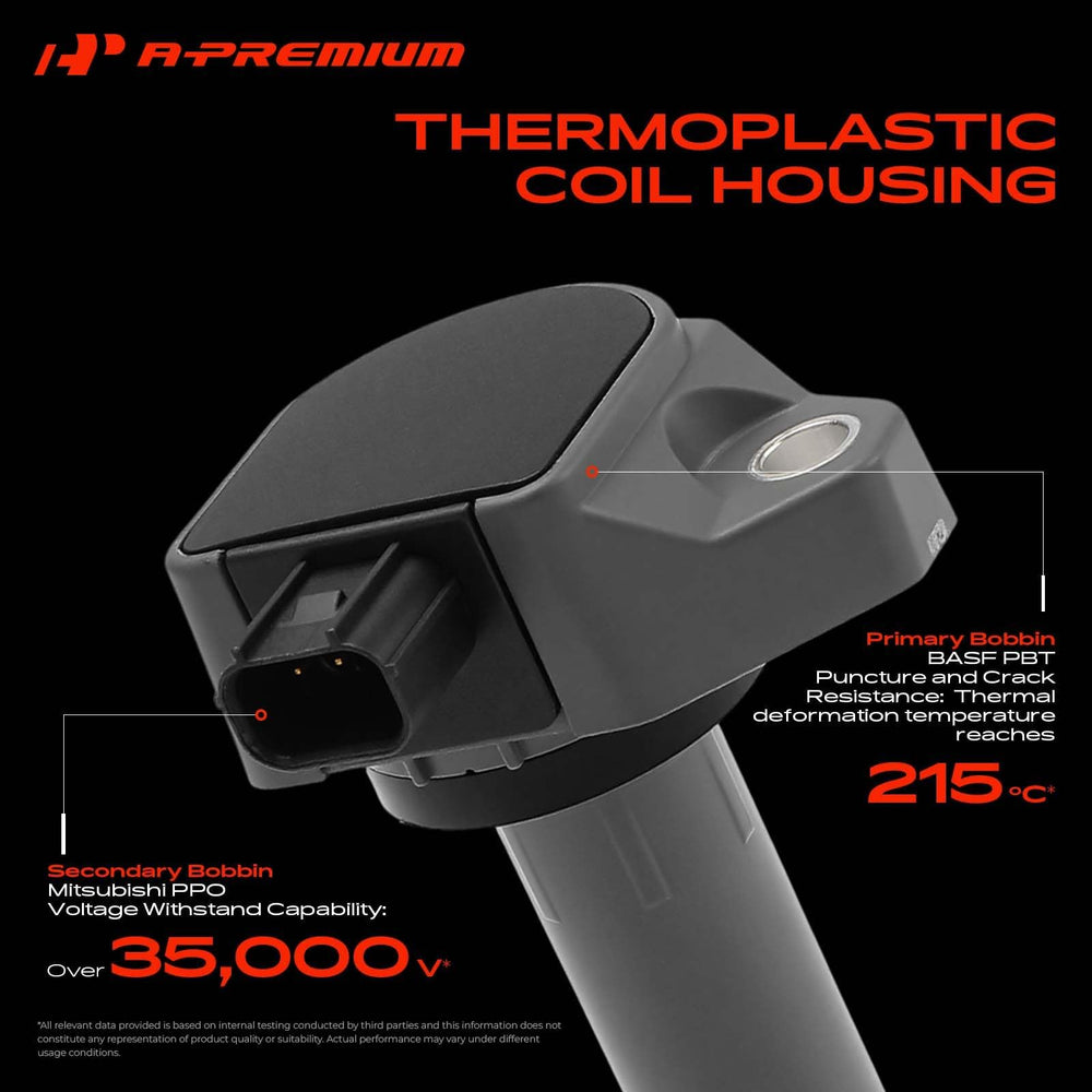 A-Premium product label with reference numbers for correct part cross-checking