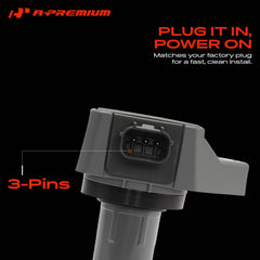 A-Premium set of four coils grouped together for full-cylinder replacement benefit
