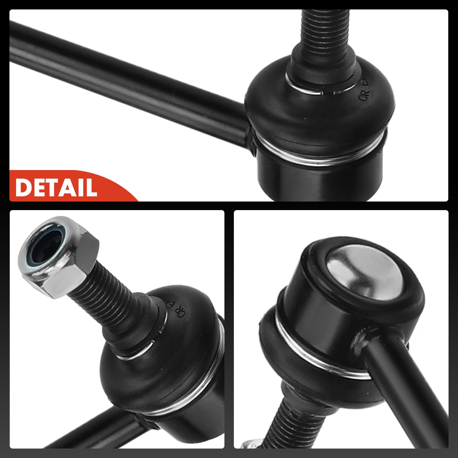 A-Premium new link next to worn old part showing upgrade durability advantage