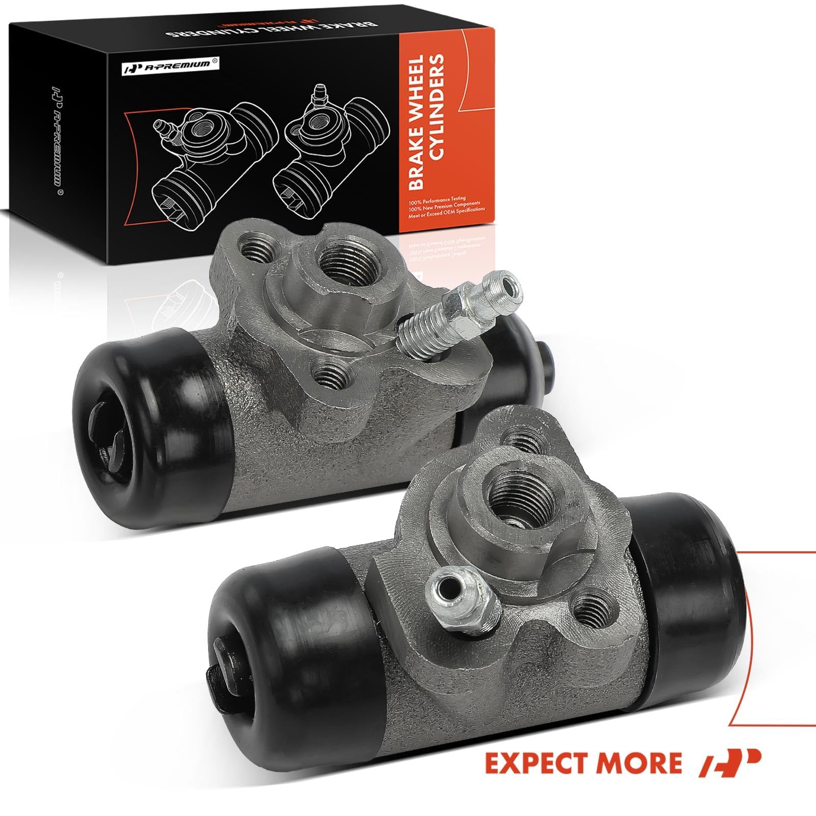 A-Premium new cylinder beside worn old unit showing improved sealing and safety benefit