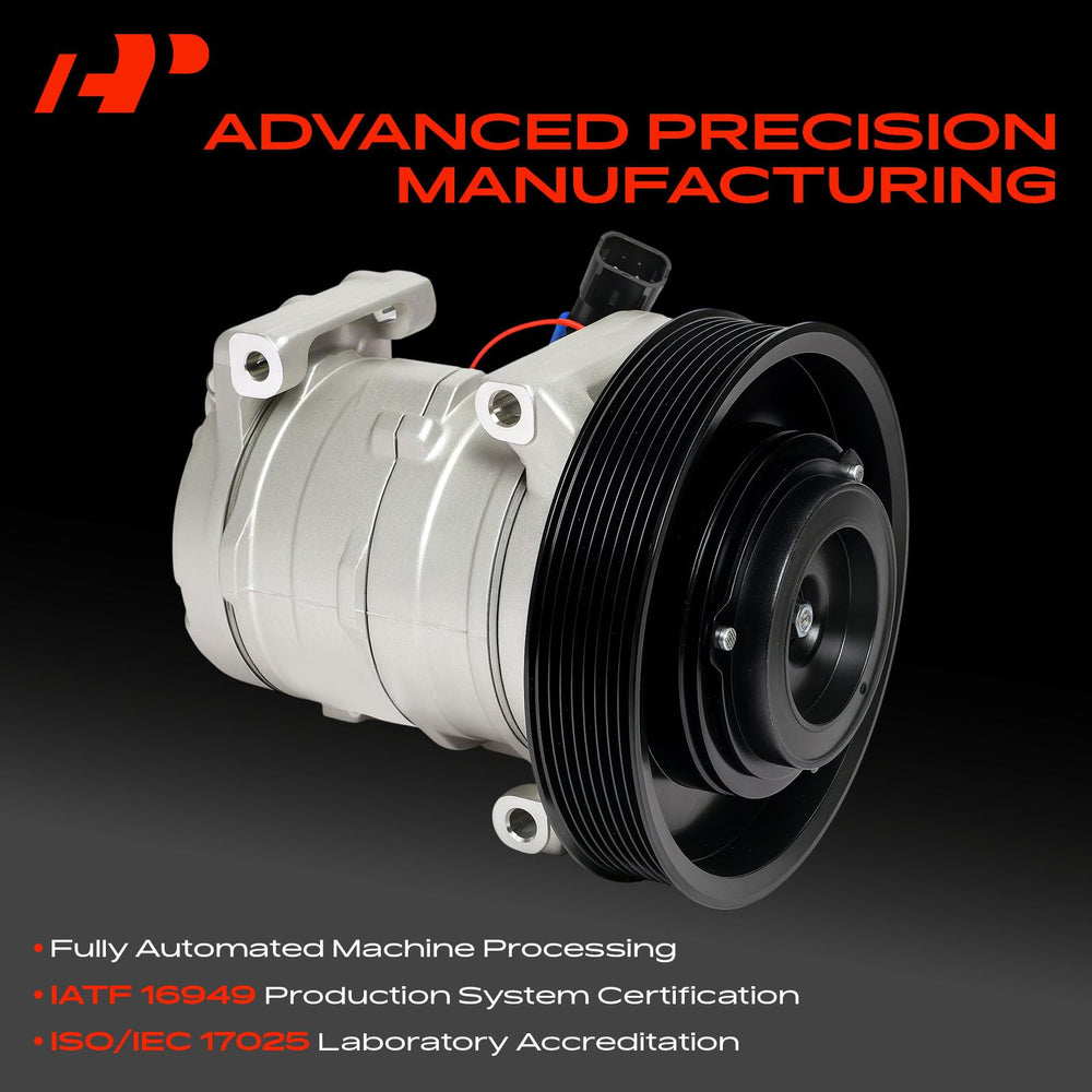 A-Premium compressor clutch close-up highlighting included clutch benefit