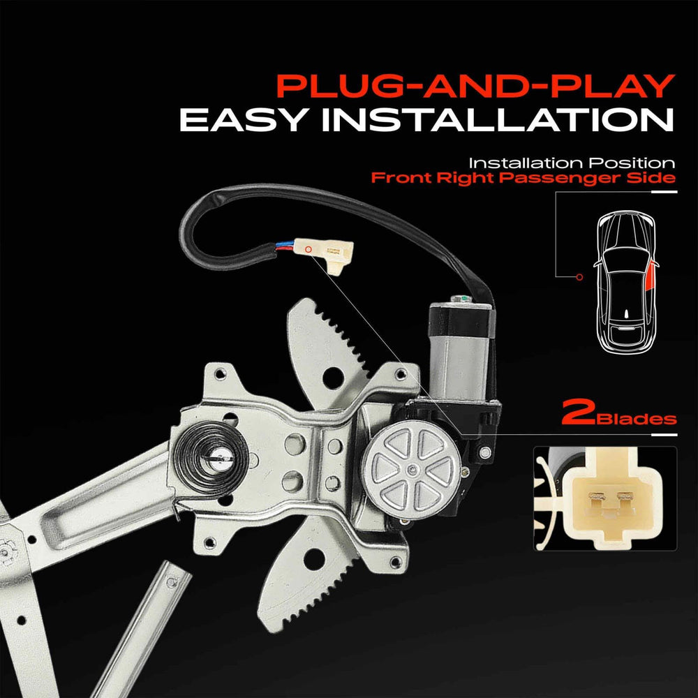 A-Premium two-pin connector detail ensuring plug-and-play compatibility for quick replacement