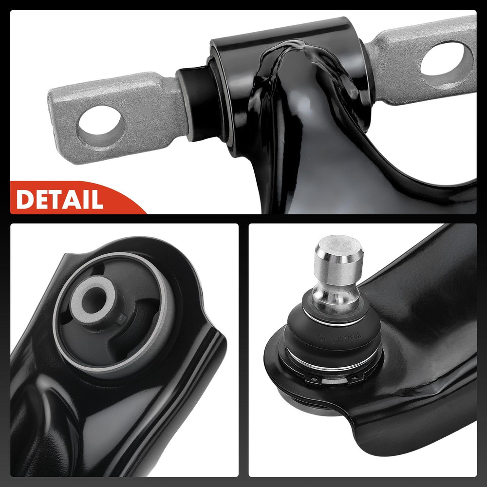 A-Premium packaged control arms with included accessories for one-step replacement