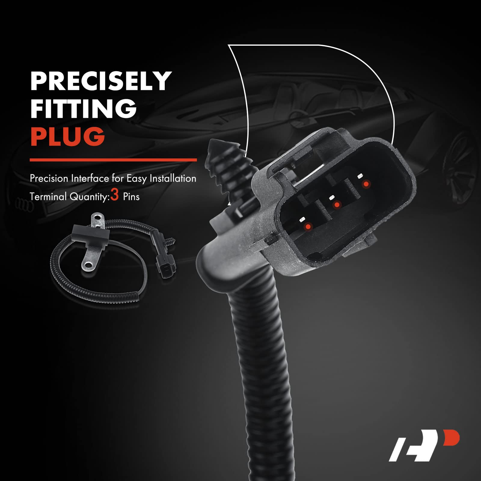A-Premium sensor beside ruler showing correct length for accurate installation