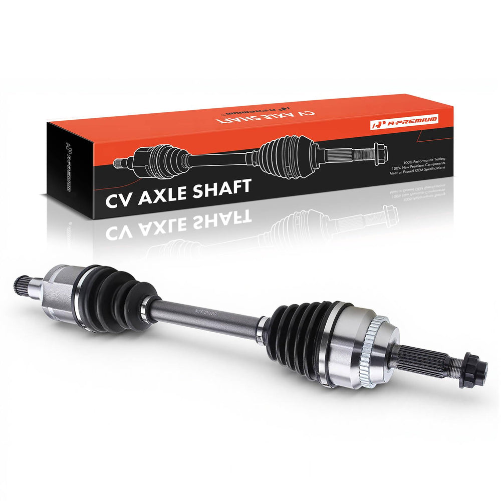 A-Premium axle in a garage with tools suggesting straightforward professional installation