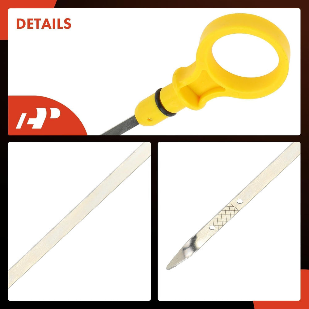 A-Premium dipstick oil reading demonstration showing easy, precise checks