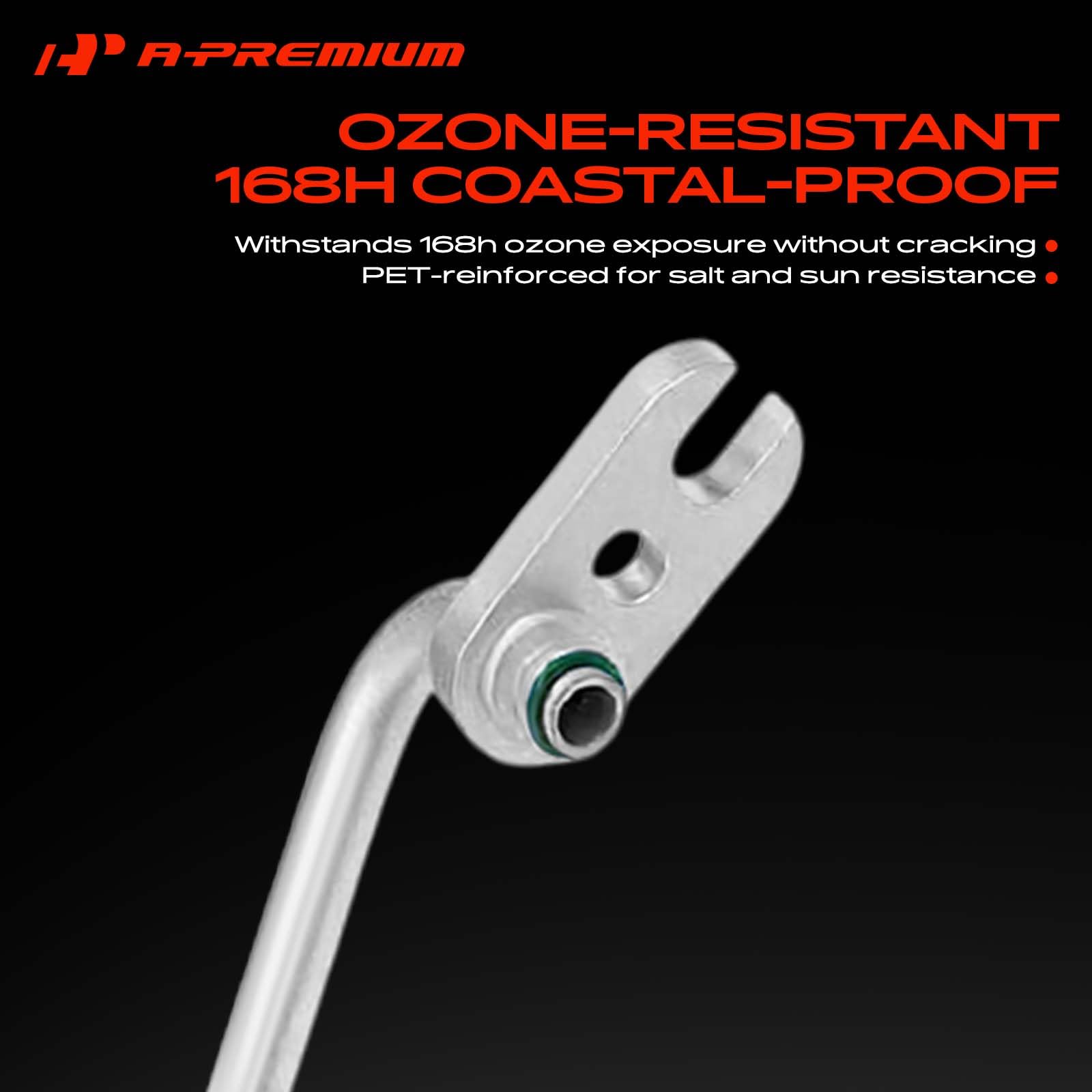 A-Premium detailed metal fittings that improve leak resistance and durability