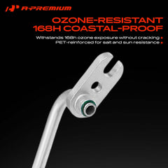 A-Premium detailed metal fittings that improve leak resistance and durability