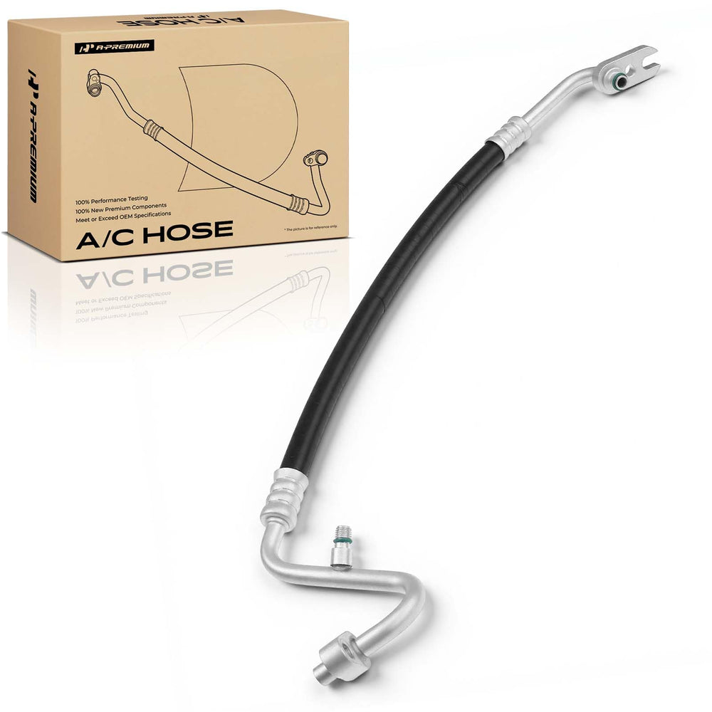 A-Premium discharge line front view showing sealed fit and accurate shape