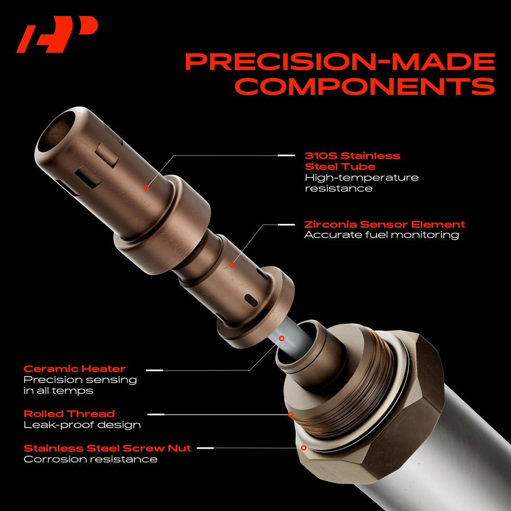 A-Premium sensor heater wires visible for faster warm-up reliability