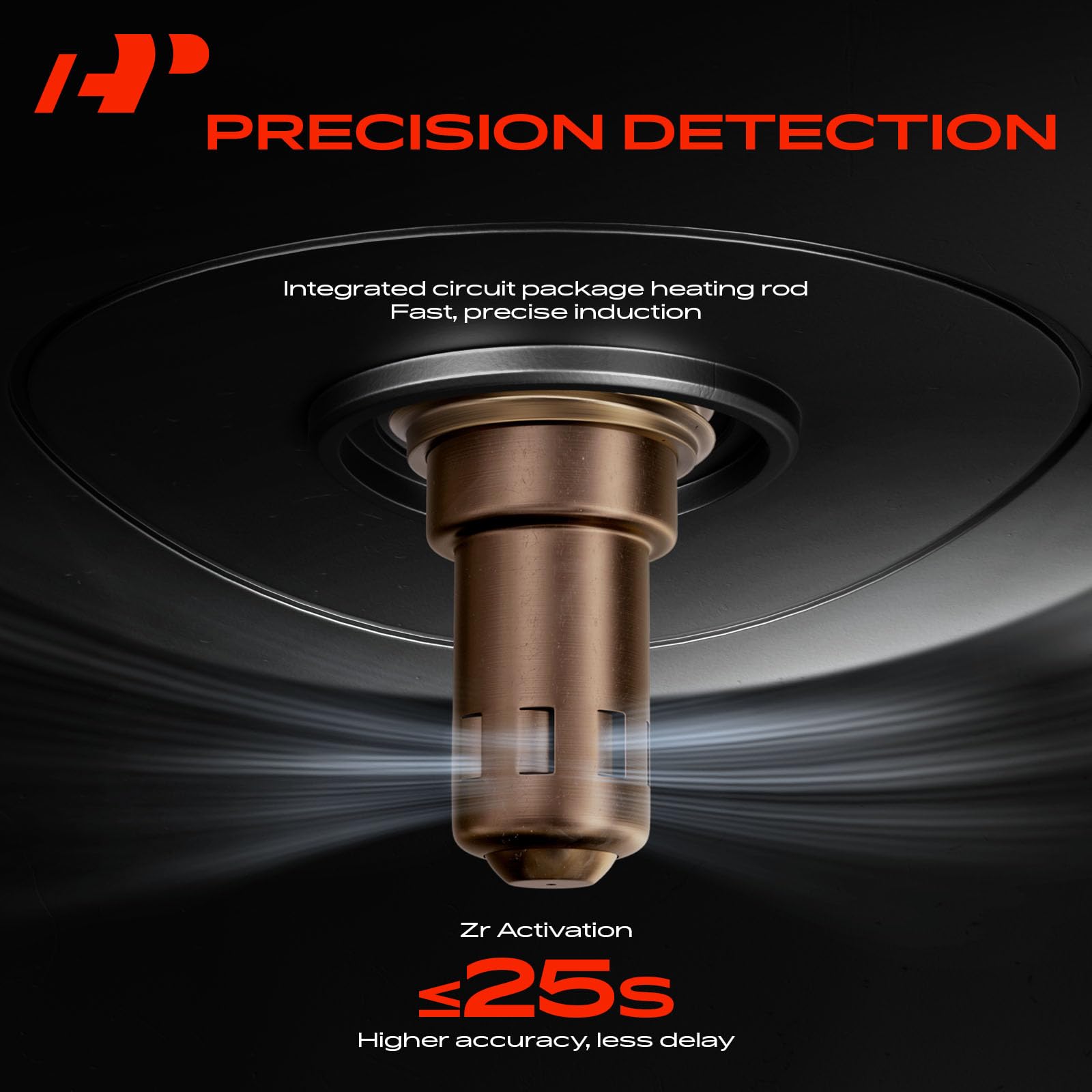 A-Premium sensor installed under car demonstrating correct placement