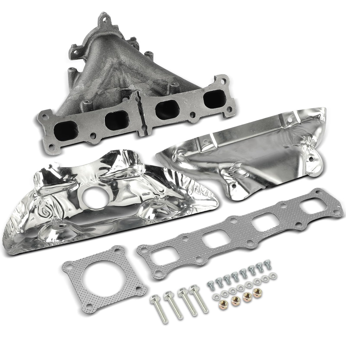 A-Premium front view of manifold showing flange alignment and fit benefit