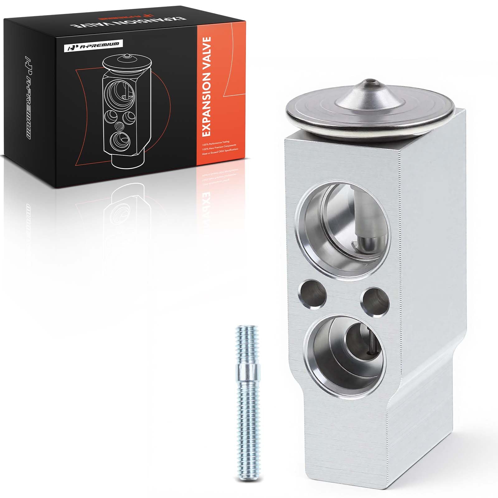 A-Premium expansion valve staged with garage tools illustrating DIY readiness
