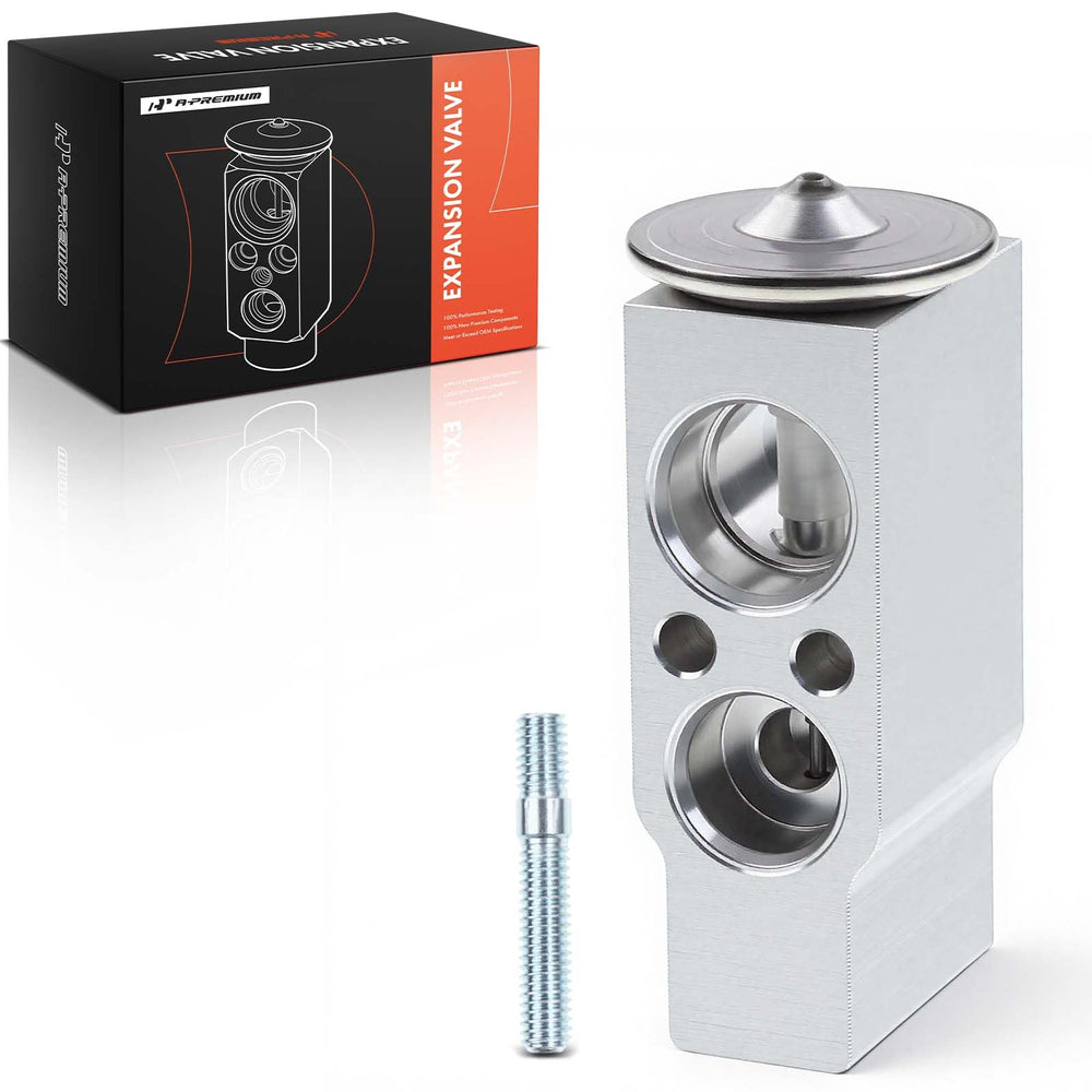 A-Premium expansion valve staged with garage tools illustrating DIY readiness