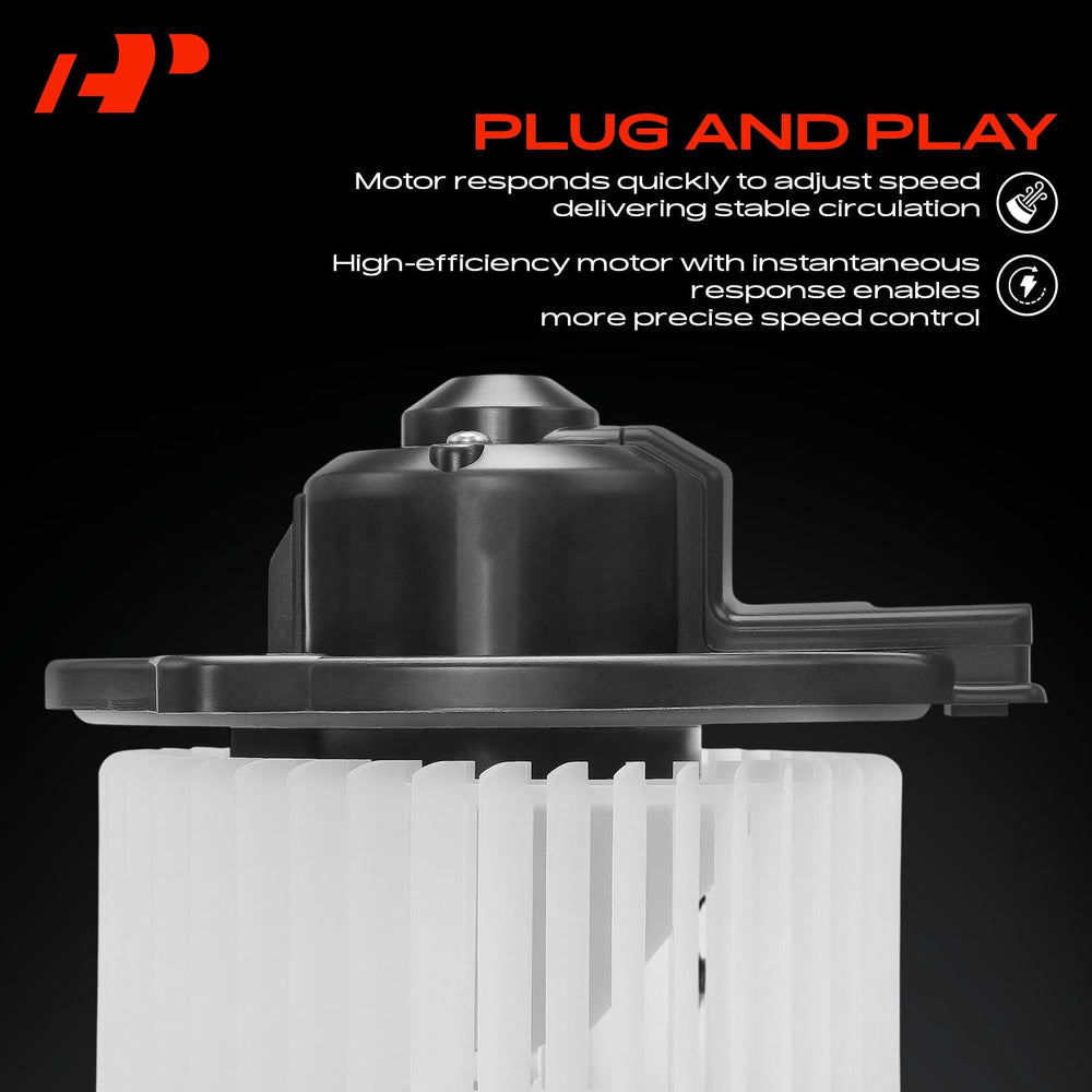 A-Premium fan cage detail impeller demonstrating improved airflow efficiency