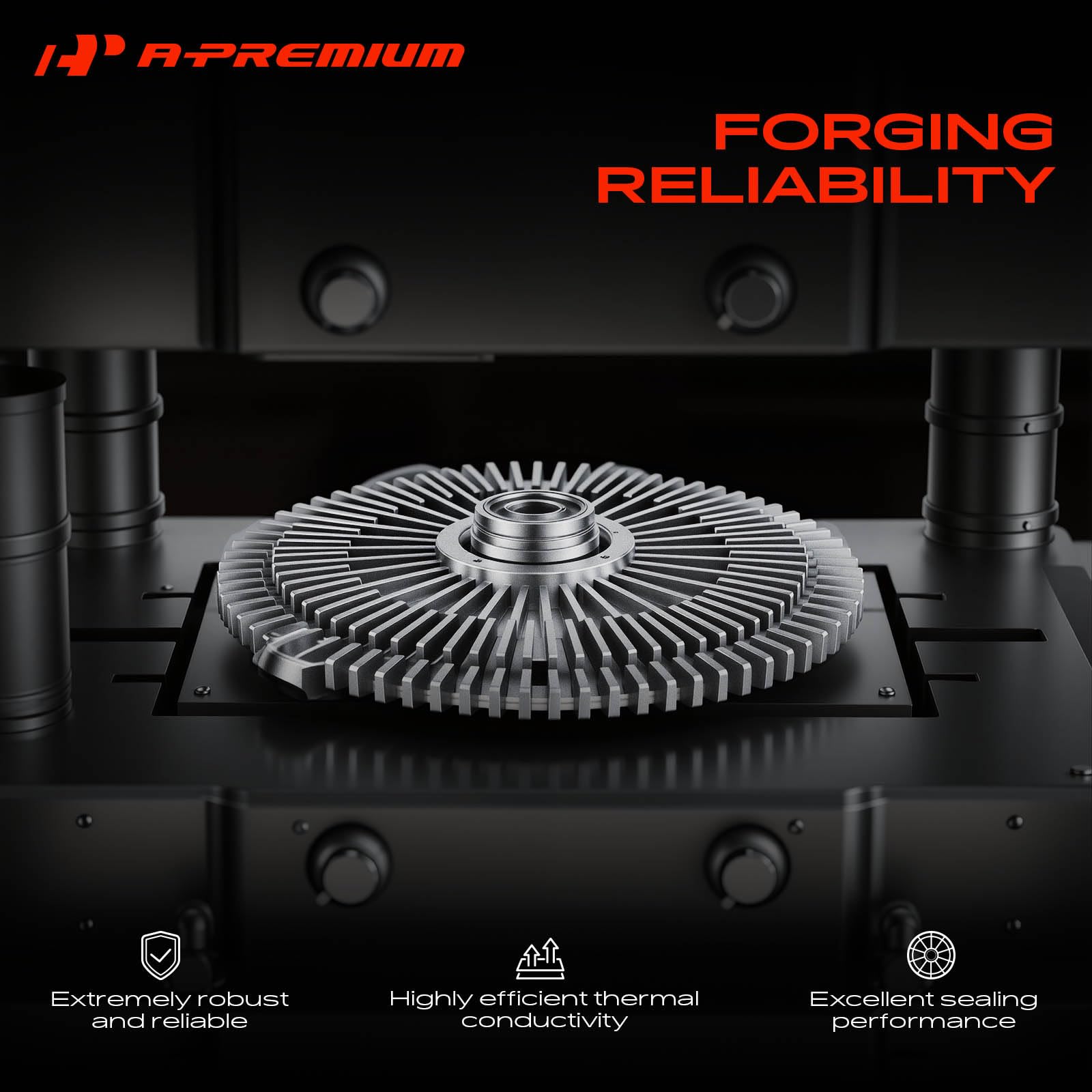 A-Premium clutch installed on BMW engine demonstrating direct-replacement fit