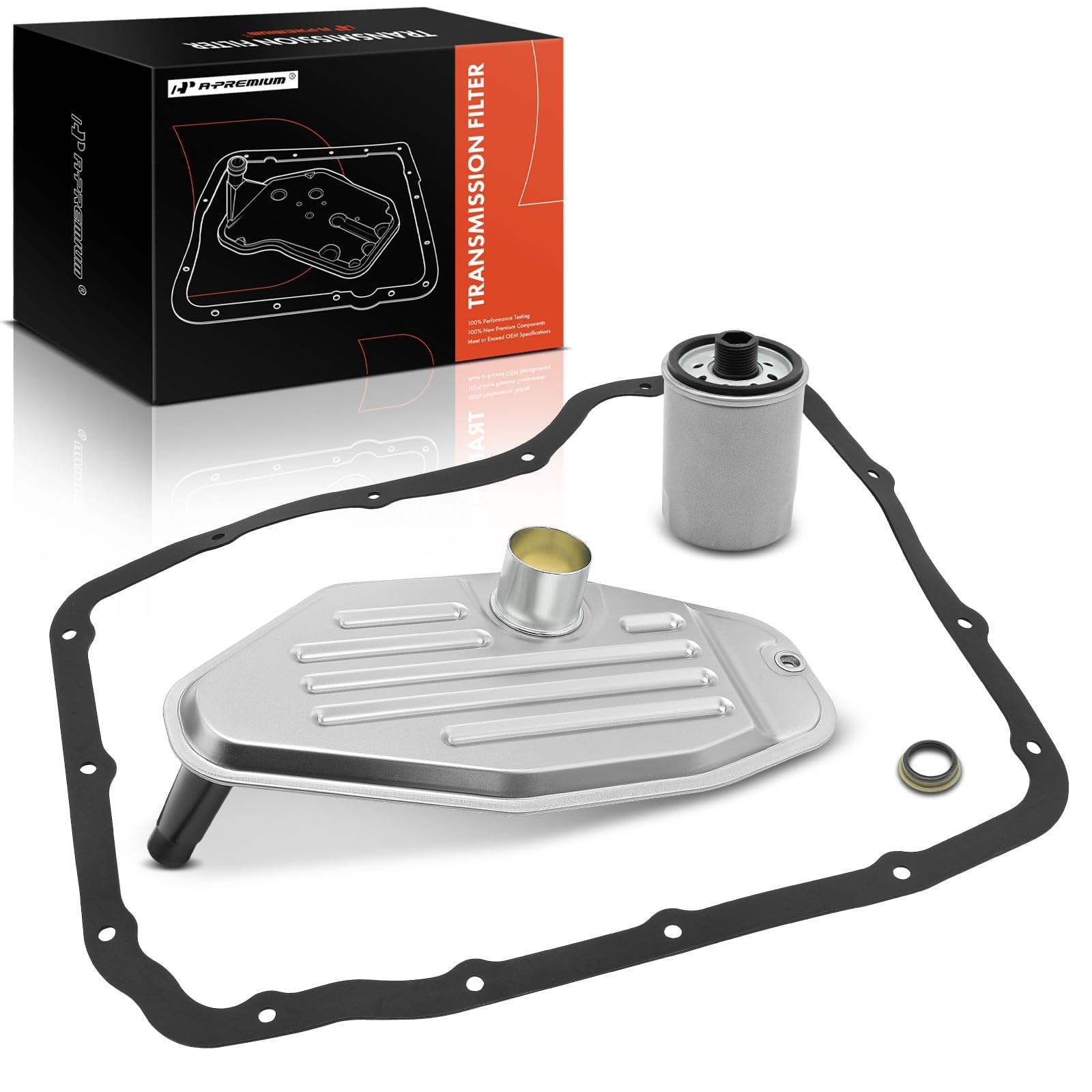 A-Premium filter and gasket front view showing ready-to-install kit benefit