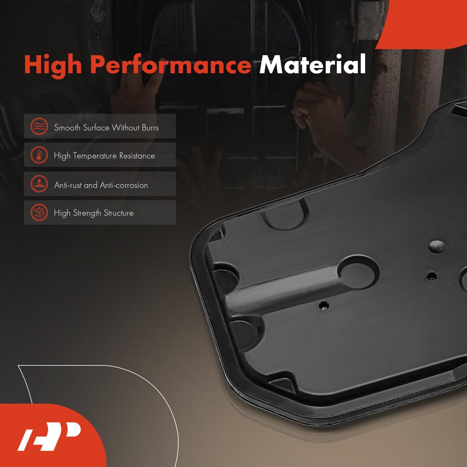 A-Premium filter detail showing inlet and screen for improved contaminant capture