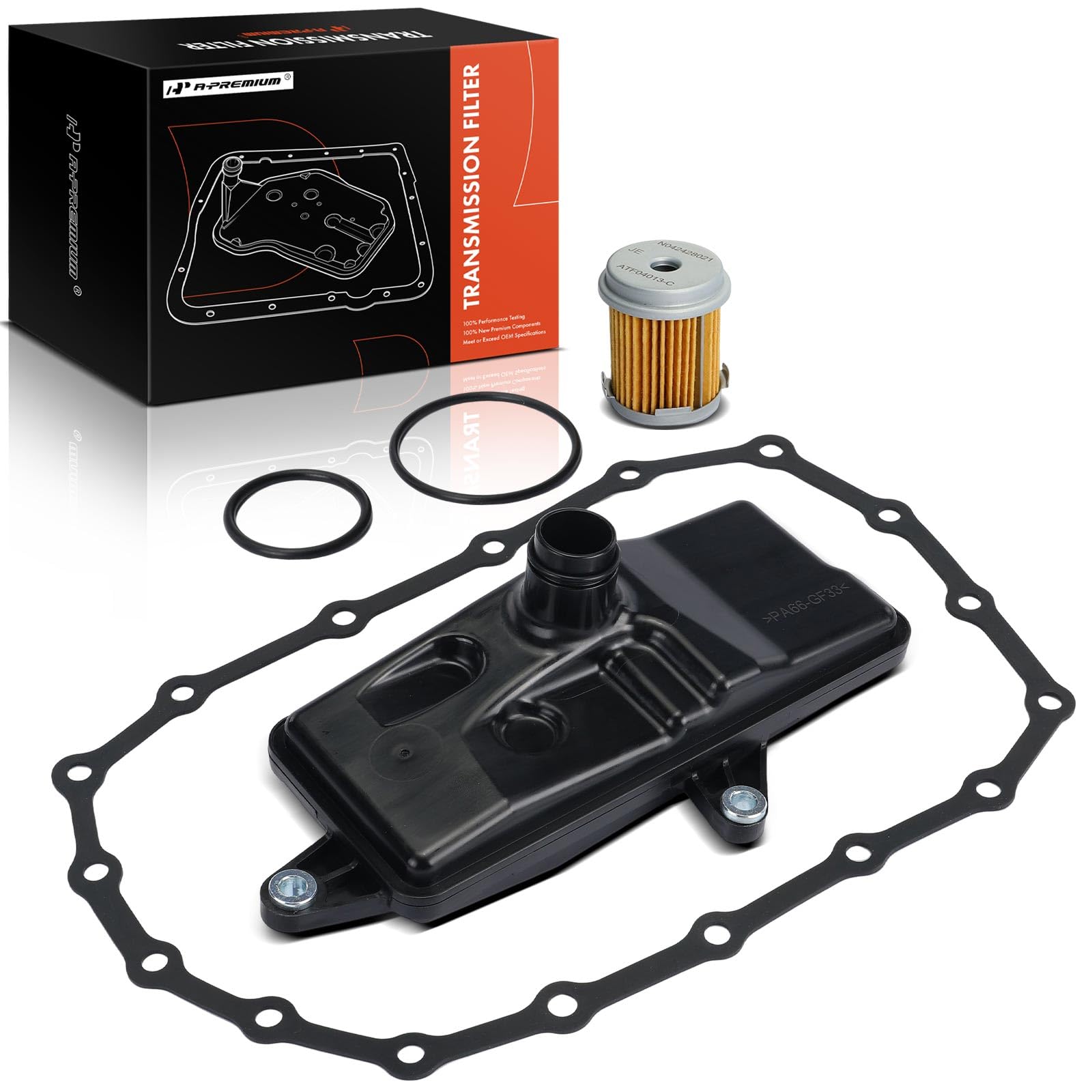 A-Premium kit front packaging showing complete transmission service contents and reliability