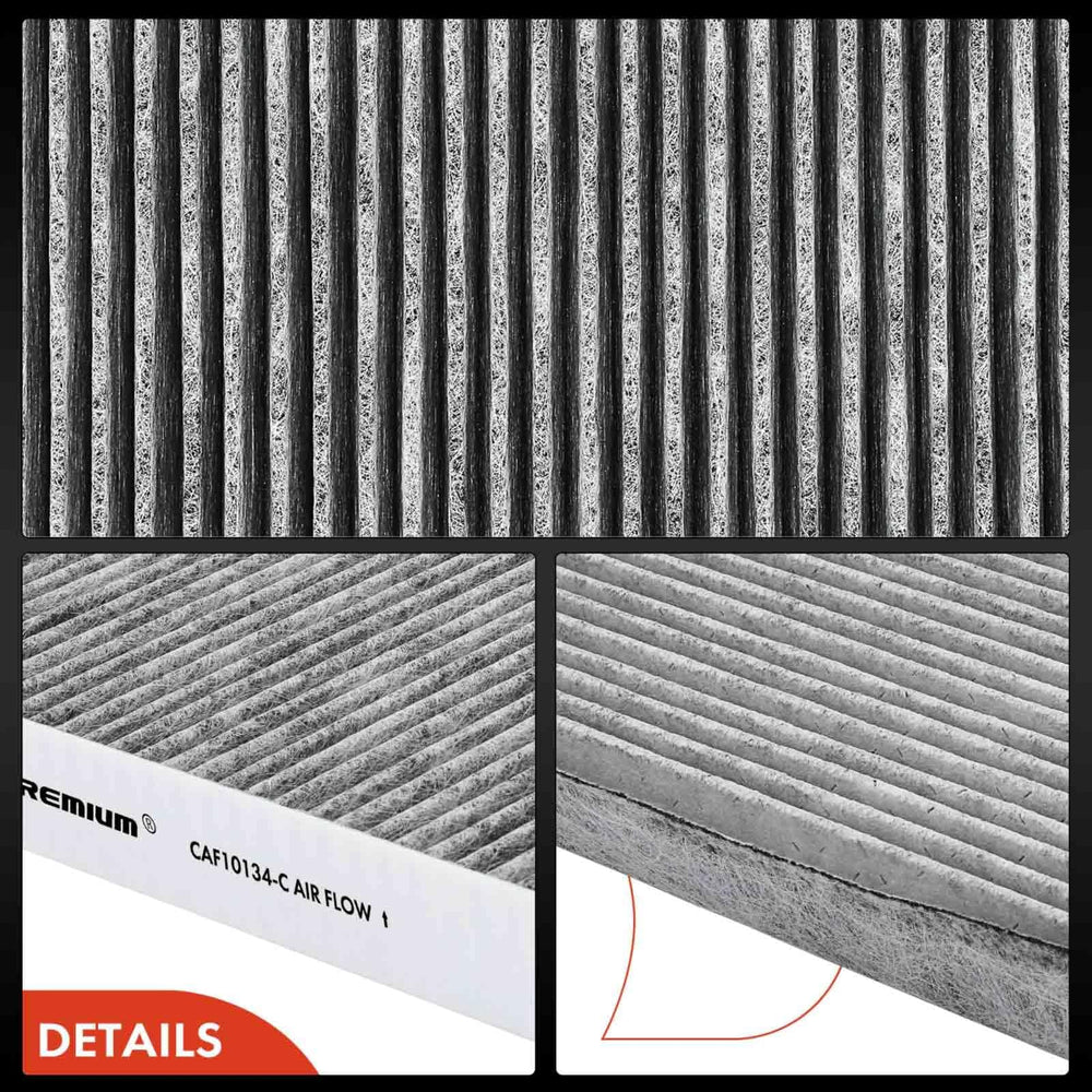 A-Premium filter media texture detail highlighting dense pleats for effective particle capture
