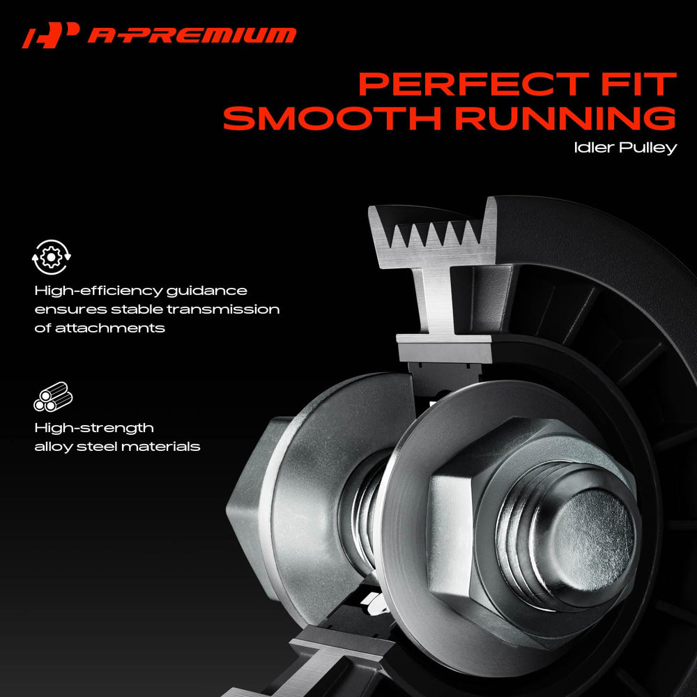 A-Premium fitment label close-up showing vehicle compatibility to prevent ordering errors