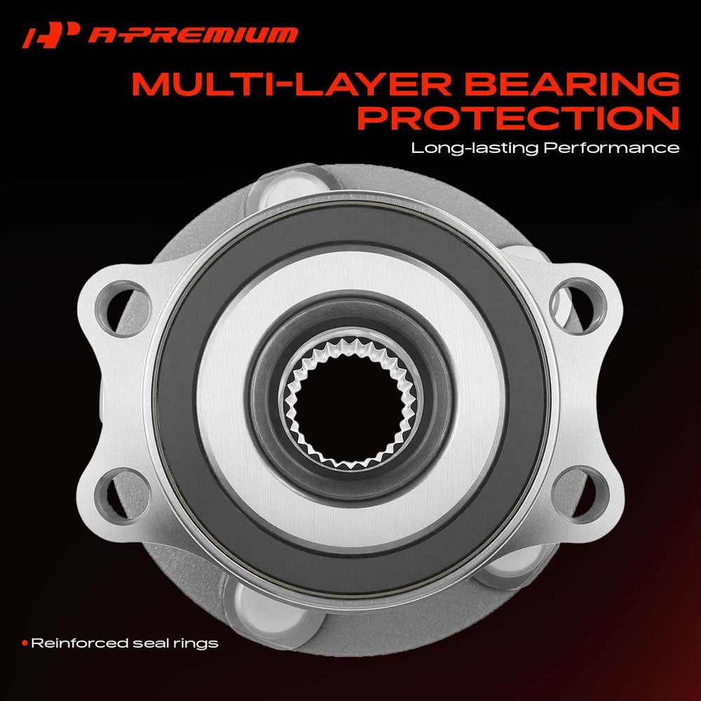 A-Premium flange and four mounting holes visible for direct-fit chassis connection