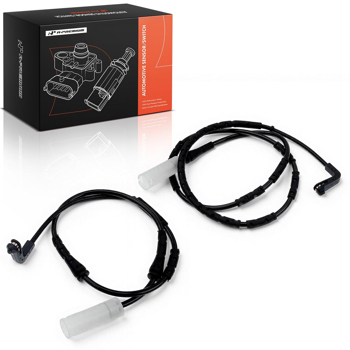 A-Premium packaging showing front and rear sensor set benefit clear identification