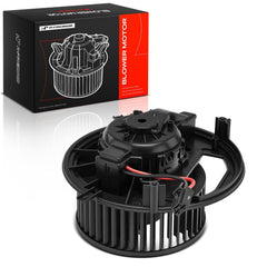 A-Premium front view of blower motor showing compact housing and reliable fit