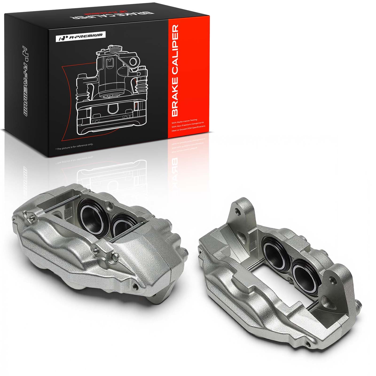 A-Premium front caliper driver side showing precise fit and reliable performance