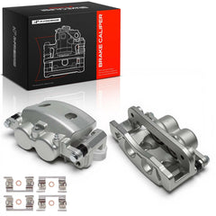 A-Premium front caliper pair front view showing exact fit and easy replacement