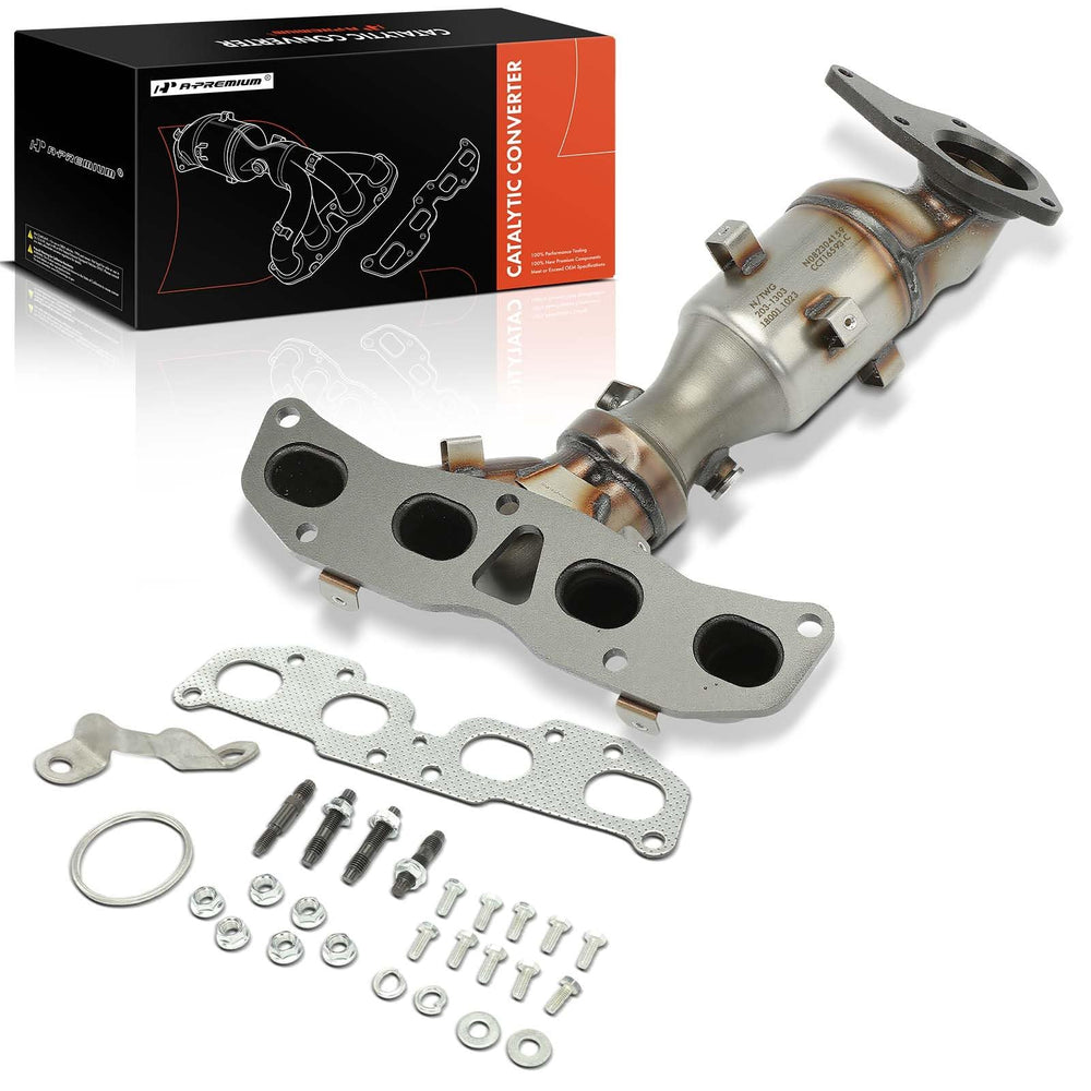 A-Premium full assembly front manifold showing fit and reliable emissions control